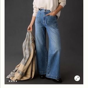 Rolla's Sailor High-Rise Wide-Leg Jeans Size 29